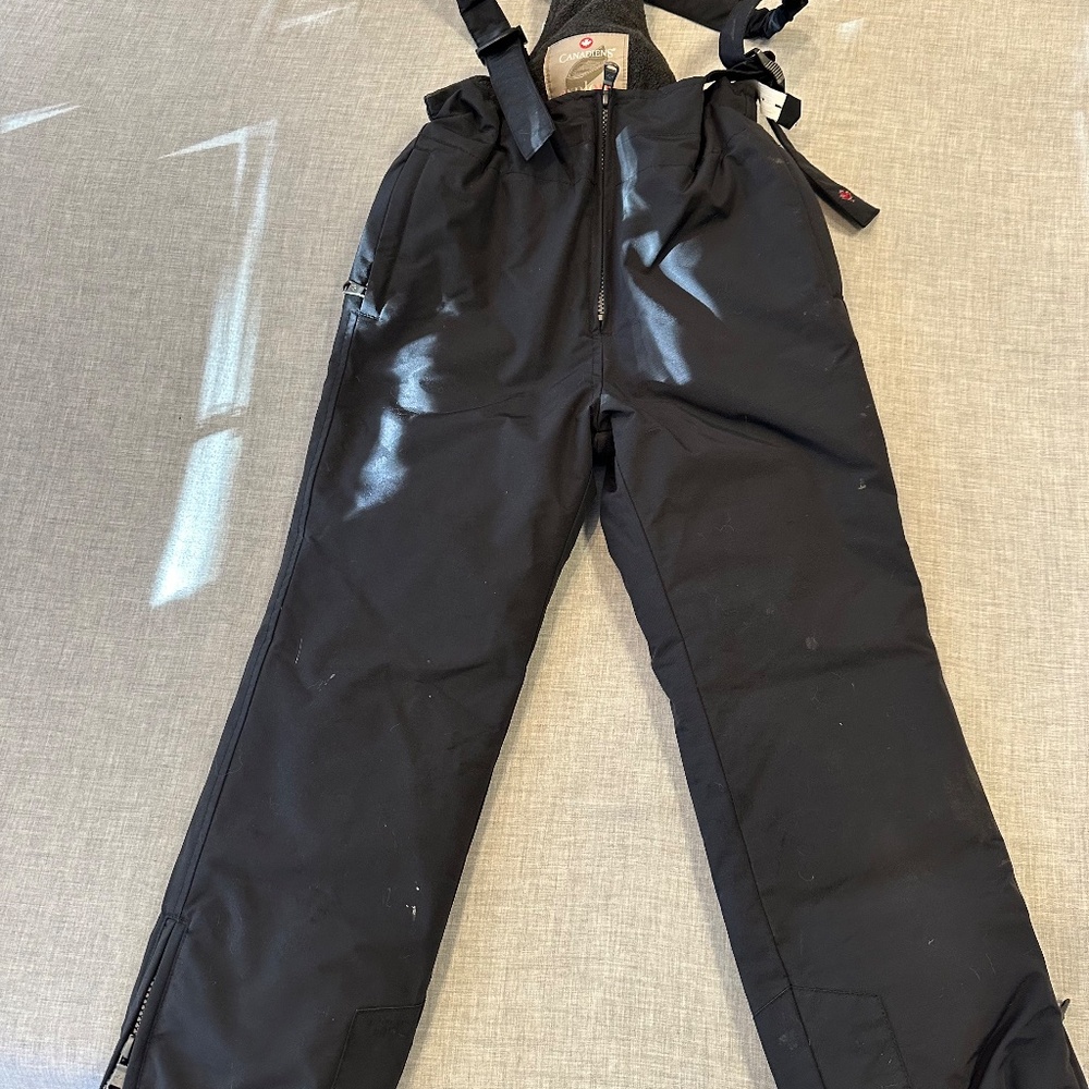 Italian Luxury Brand CANADIENS Down Filled Kids Ski Pants Size 8/128 (European)